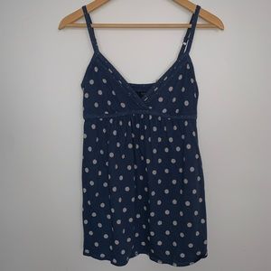 Polka dot tank top